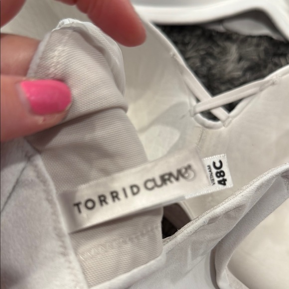 Torrid Black and White Full-Coverage Bras with Adjustable Straps - Picture 3 of 10